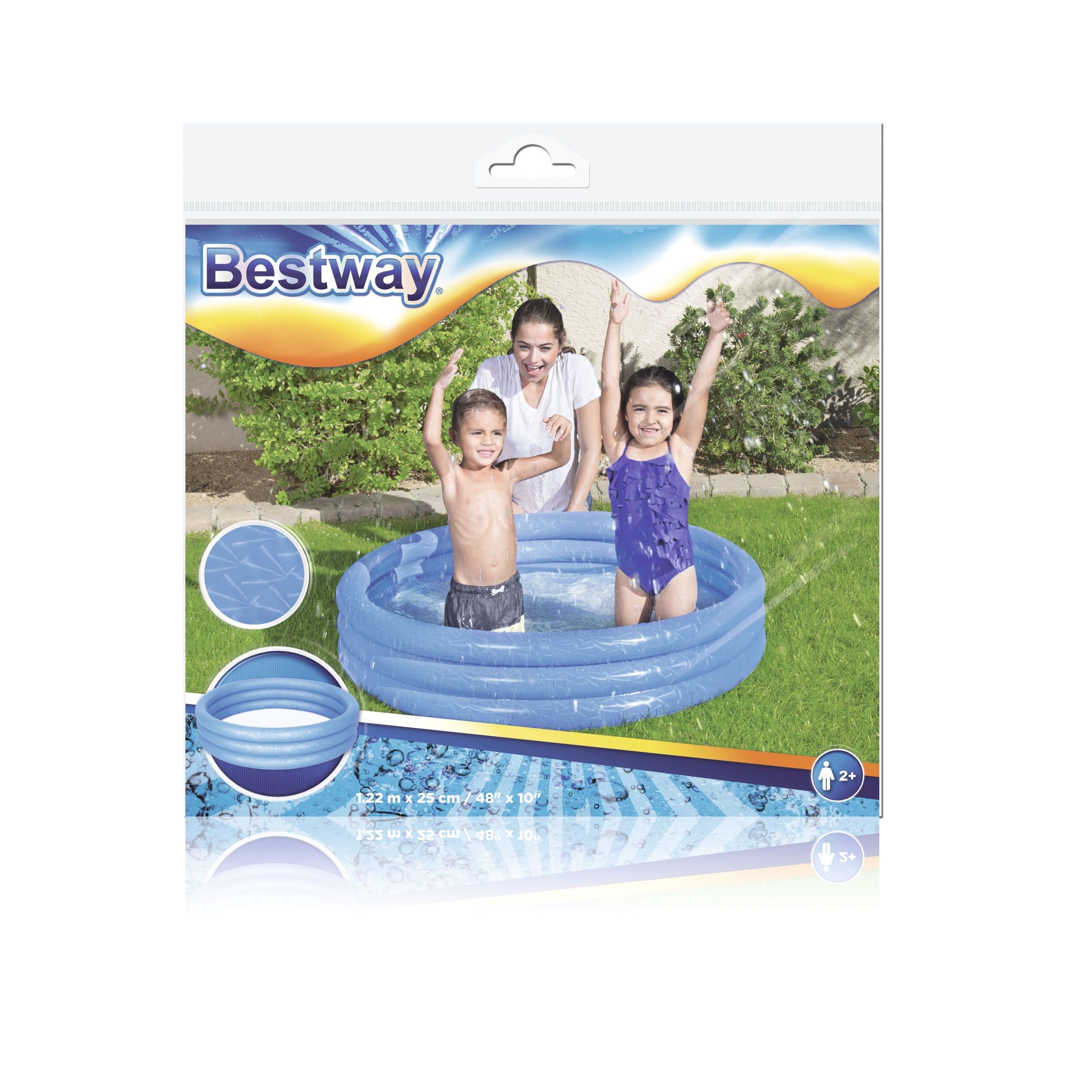 Bestway® ?48" x H10"/?1.22m x H25cm Play Pool