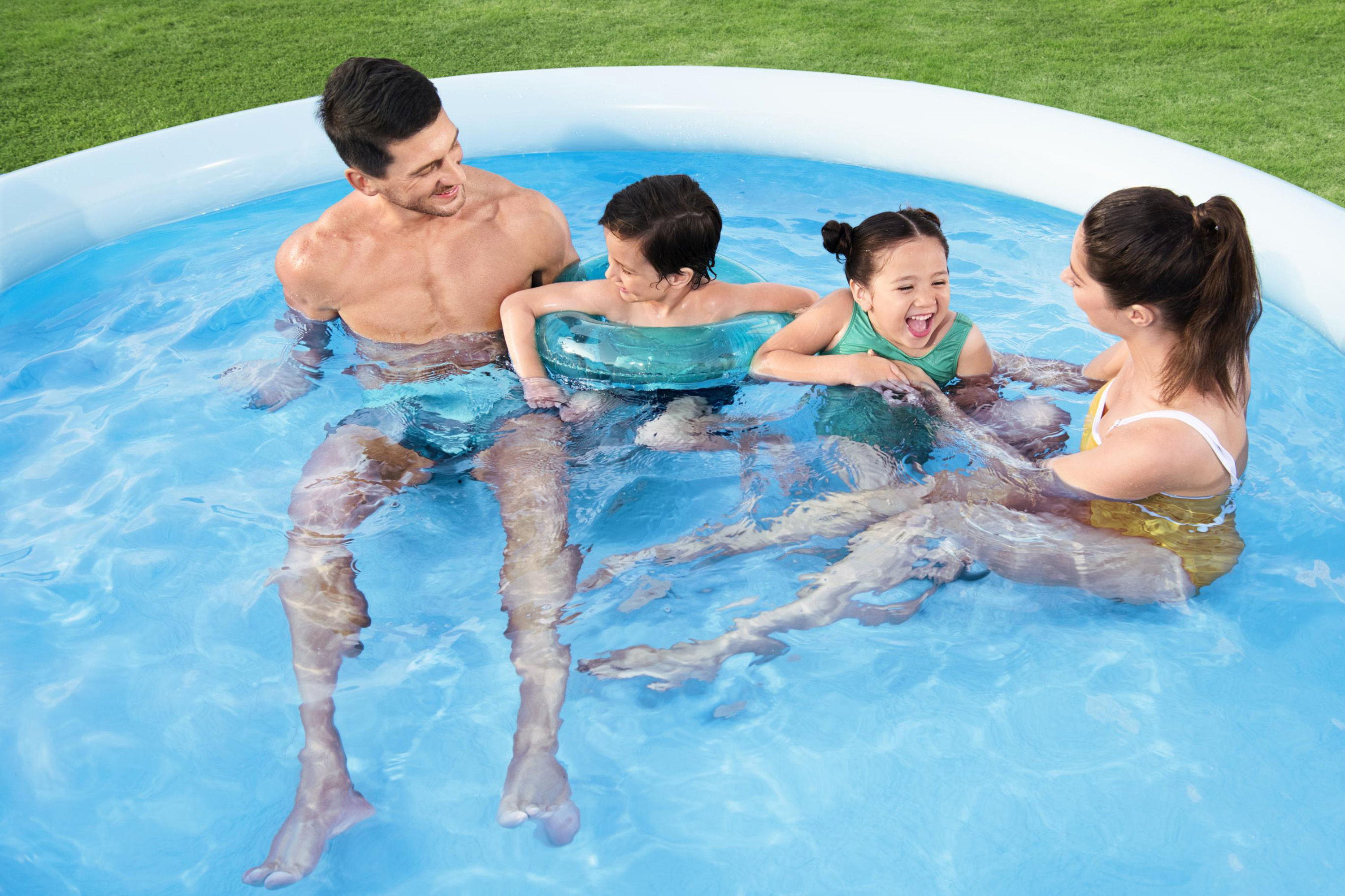 Fast Set™ Aufstellpool ohne Pumpe Ø 244 x 61 cm, blau, rund