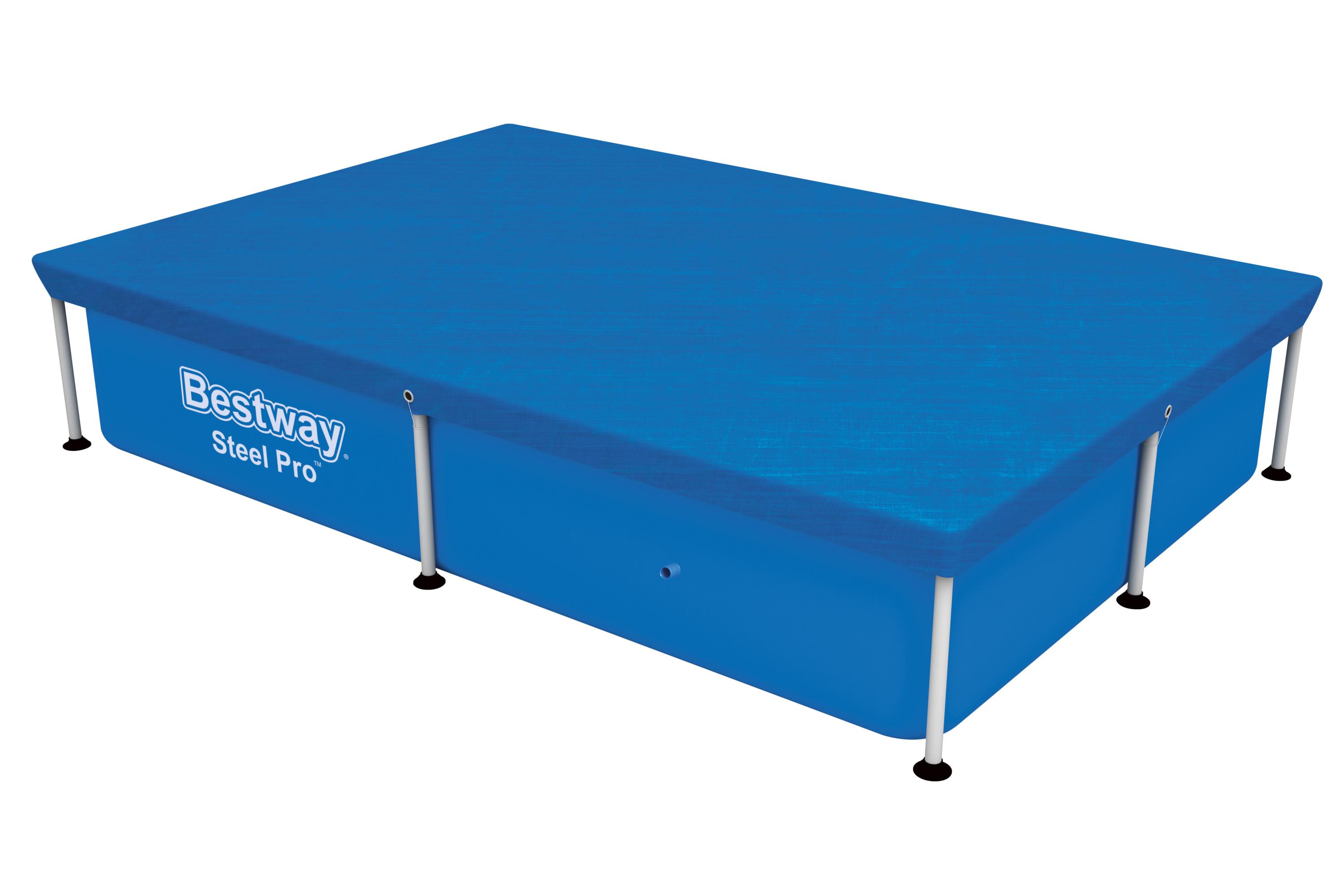 Flowclear™ PE-Abdeckplane 224 x 154 cm, blau, eckig