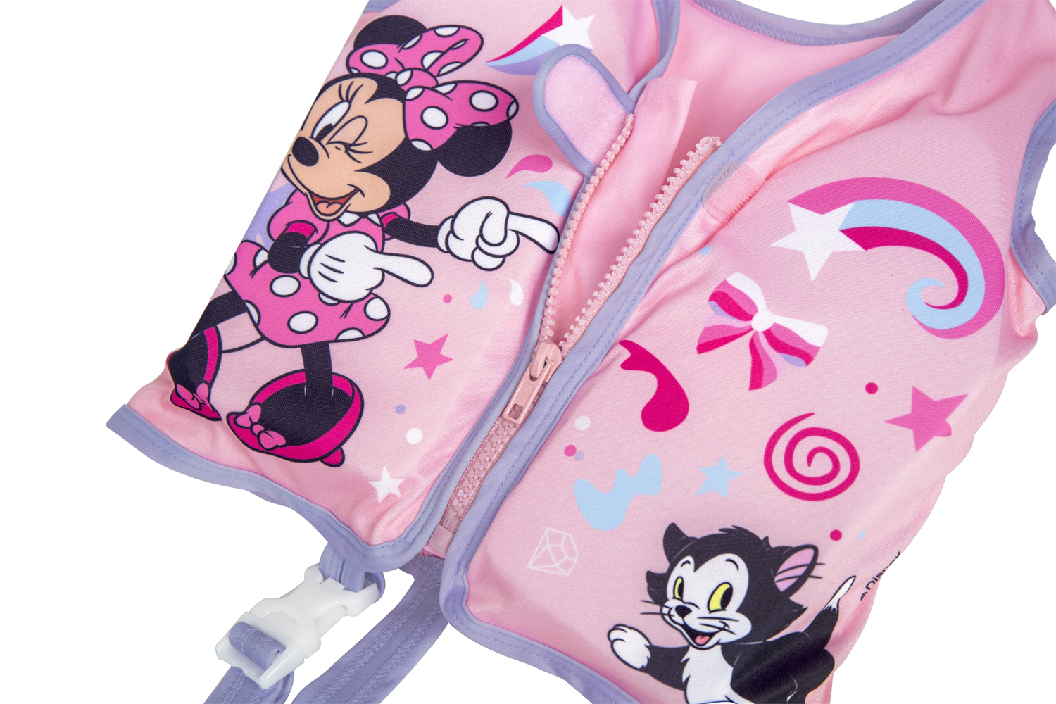 Swim Safe ABC™ Disney Junior® Schwimmweste mit Textilbezug Stufe B  Minnie Mouse, 1-3 Jahre