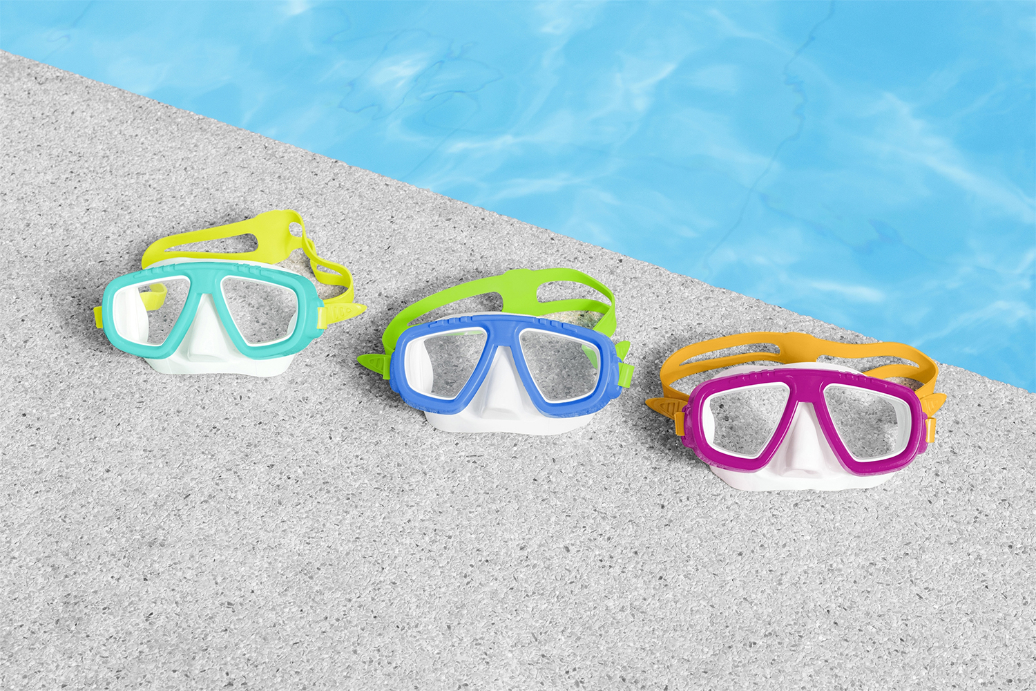 Aqua Champ Essential™ Tauchmaske ab 3 Jahren, sortiert