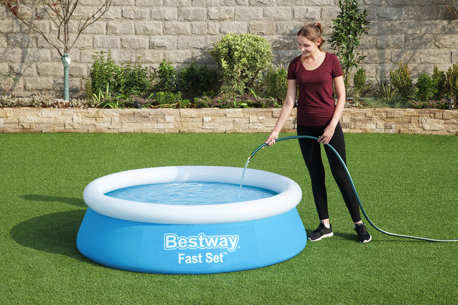 Fast Set™ Aufstellpool ohne Pumpe Ø 183 x 51 cm, blau, rund