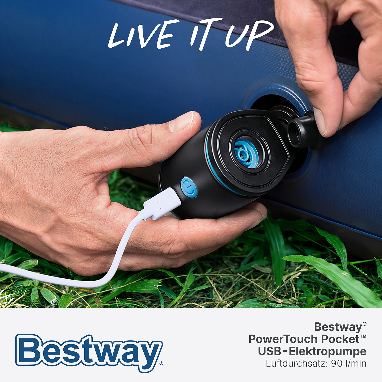 PowerTouch Pocket™ USB-Elektropumpe 90 l/min PowerTouch Pocket™ USB-Elektropumpe 90 l/min