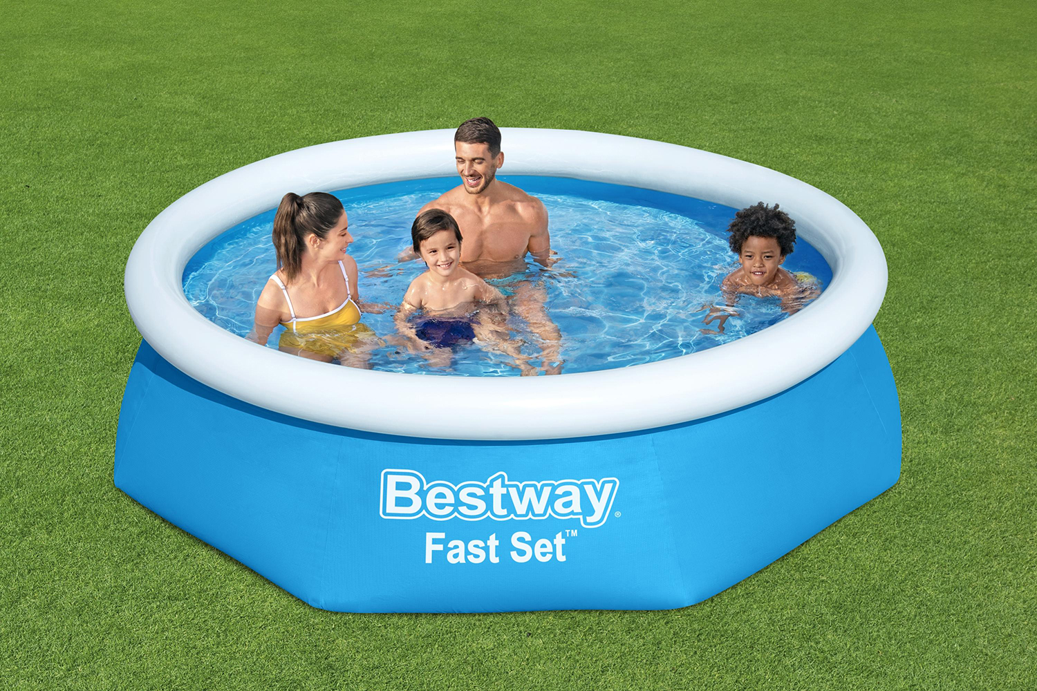 Fast Set™ Aufstellpool-Set mit Filterpumpe Ø 244 x 61 cm, blau, rund