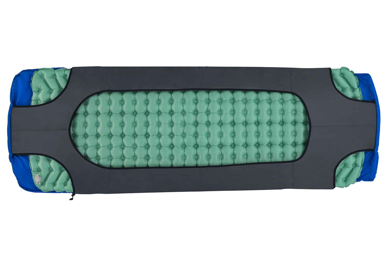 2-in-1-Schlafsack Wanderlite™ mit integrierbarer, aufblasbarer Isomatte 203 x 75 x 9 cm
