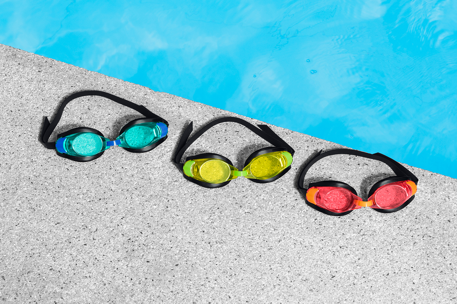 Aqua Burst Essential™ II Schwimmbrillen ab 7 Jahren, 3er-Set