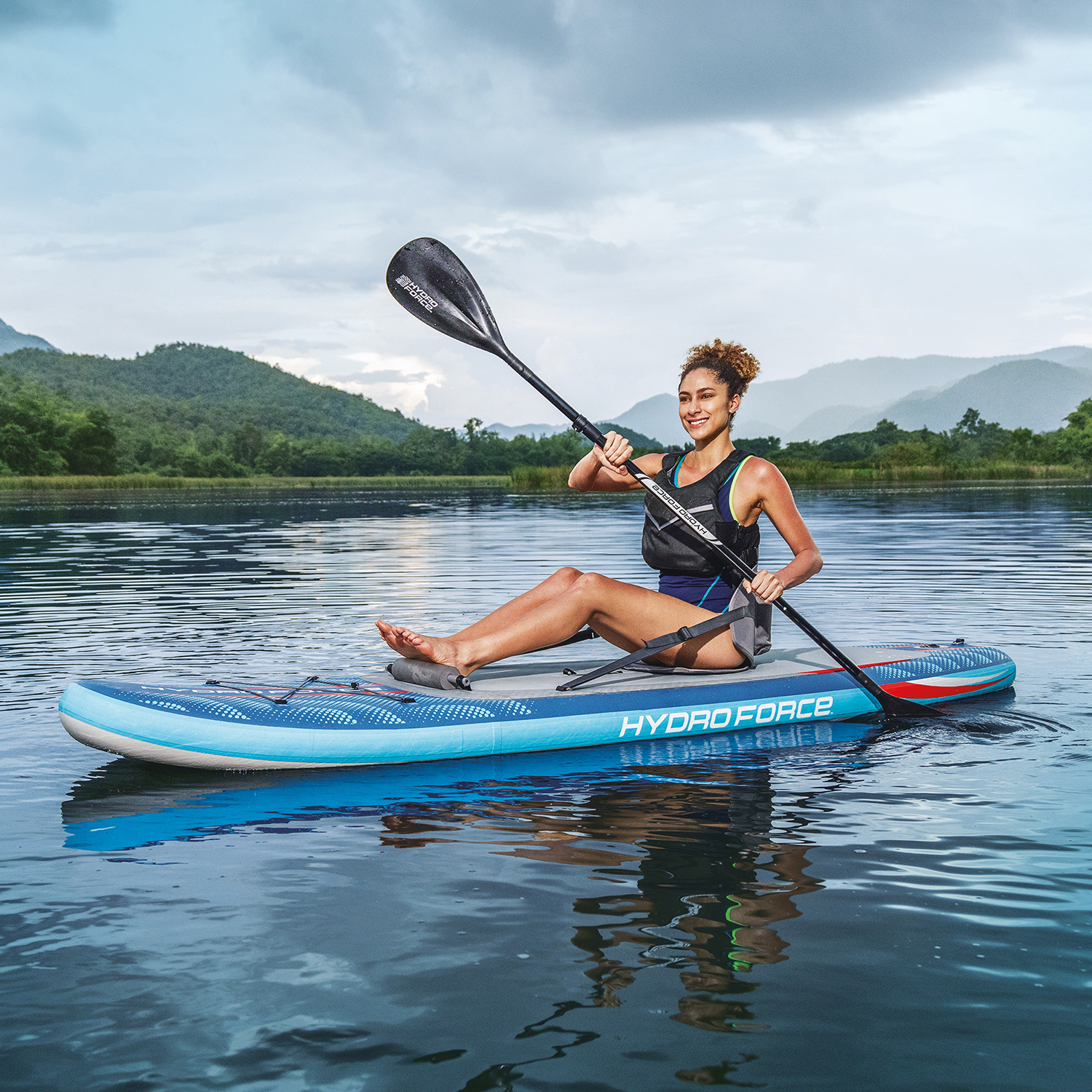 Hydro Force® SUP Allround Board-Set Oceana™ mit Sitz 305 x 84 x 15 cm