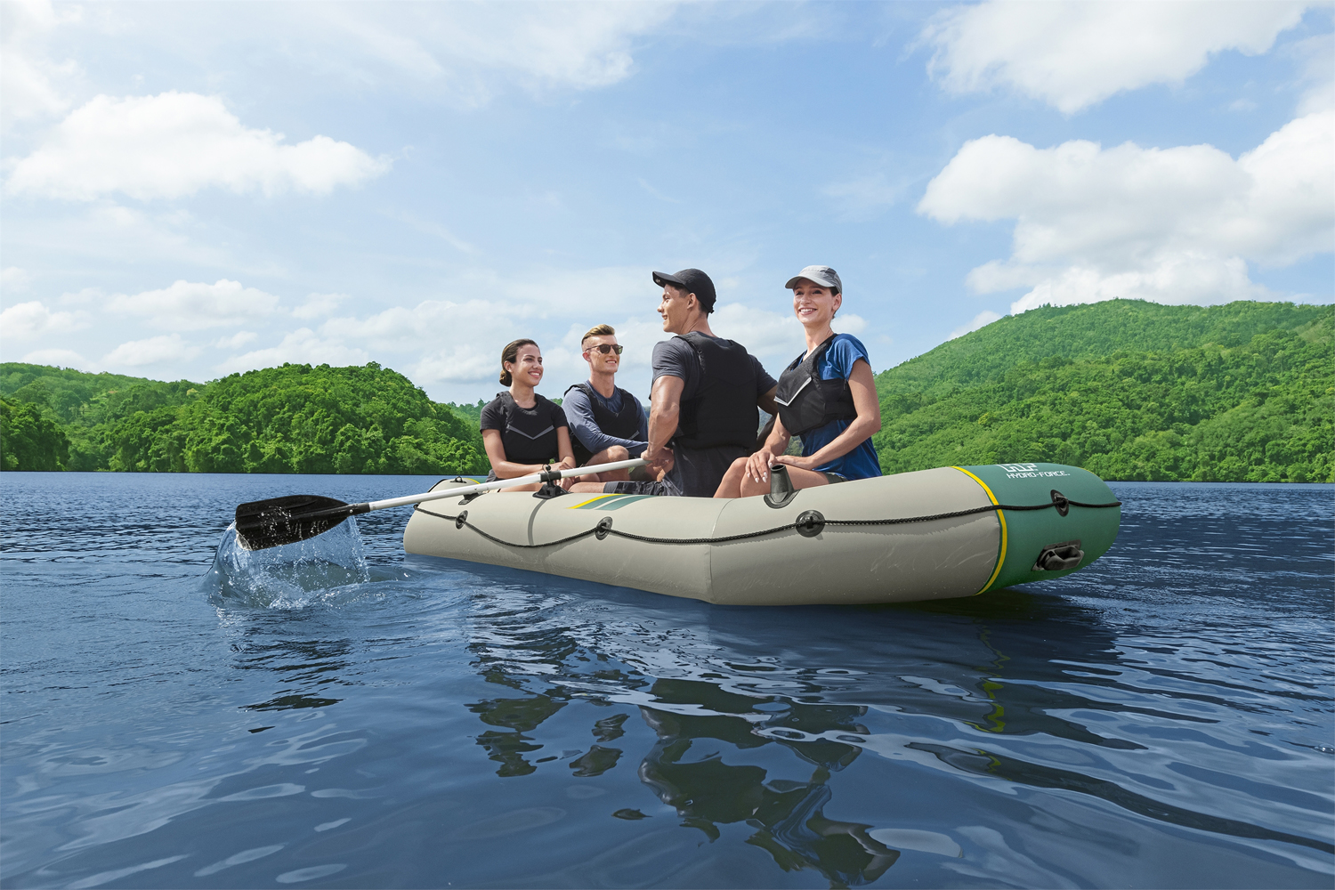 Hydro-Force™ Schlauchboot Komplett-Set Ranger Elite™ X4 320 x 148 x 47 cm Hydro-Force™ Schlauchboot Komplett-Set Ranger Elite™ X4 320 x 148 x 47 cm