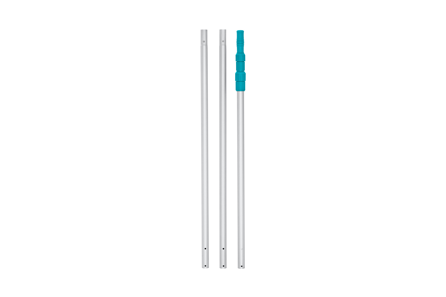 3-teilige Teleskopstange für Reinigungszubehör, 457 cm
