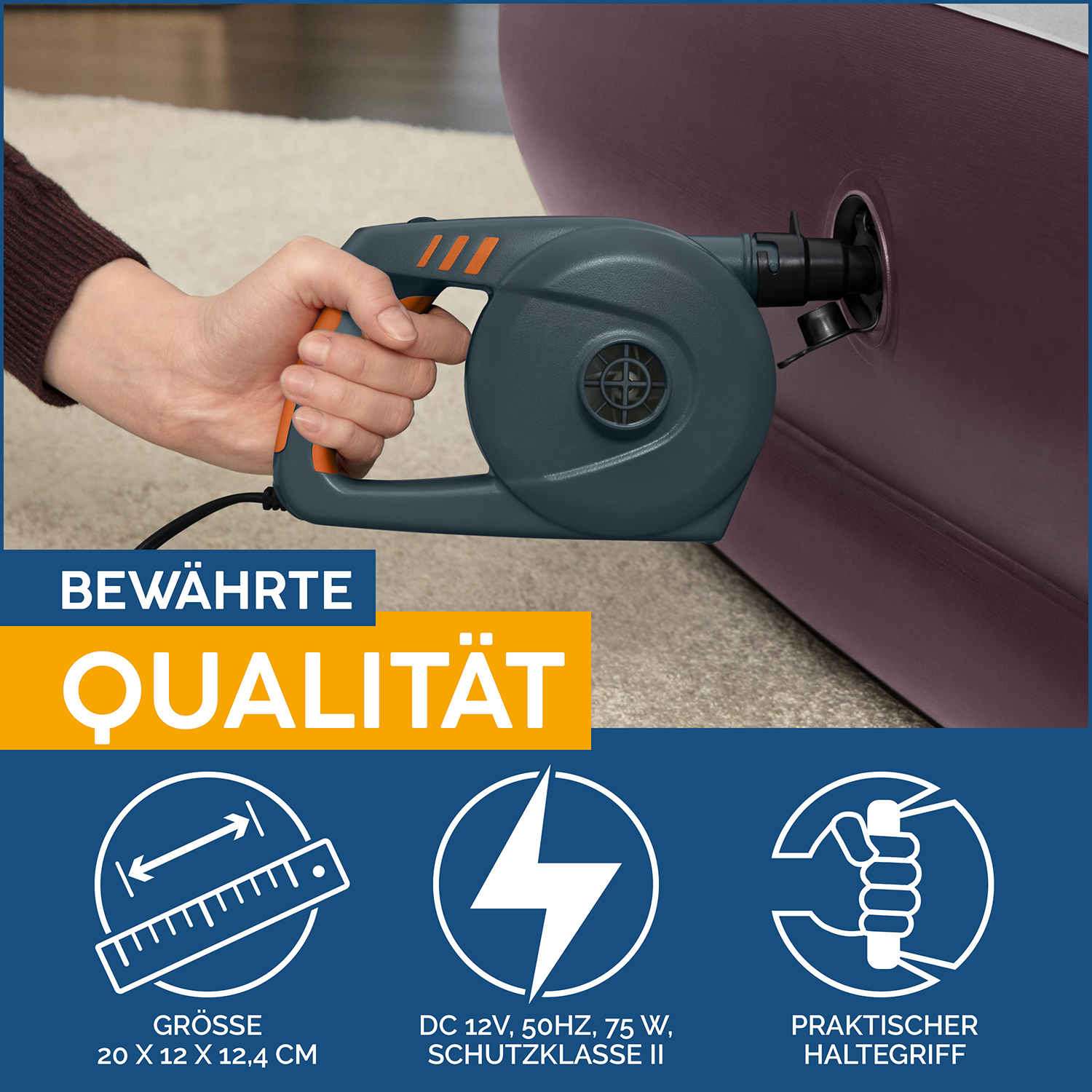 Powergrip™ Elektropumpe (12 V) 680 l/min Powergrip™ Elektropumpe (12 V) 680 l/min