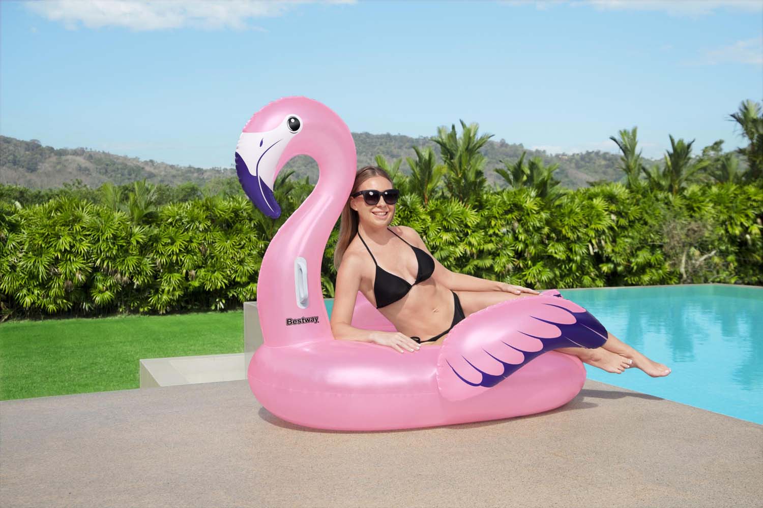 Schwimmtier Luxury Flamingo 153 x 143 cm
