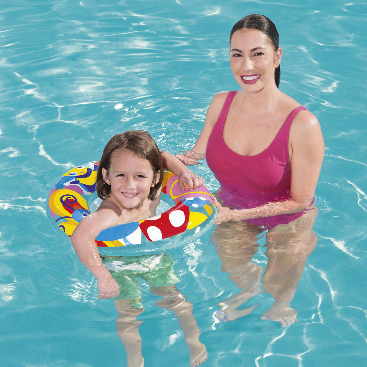 Bestway® ?22"/?56cm Designer Swim Ring
