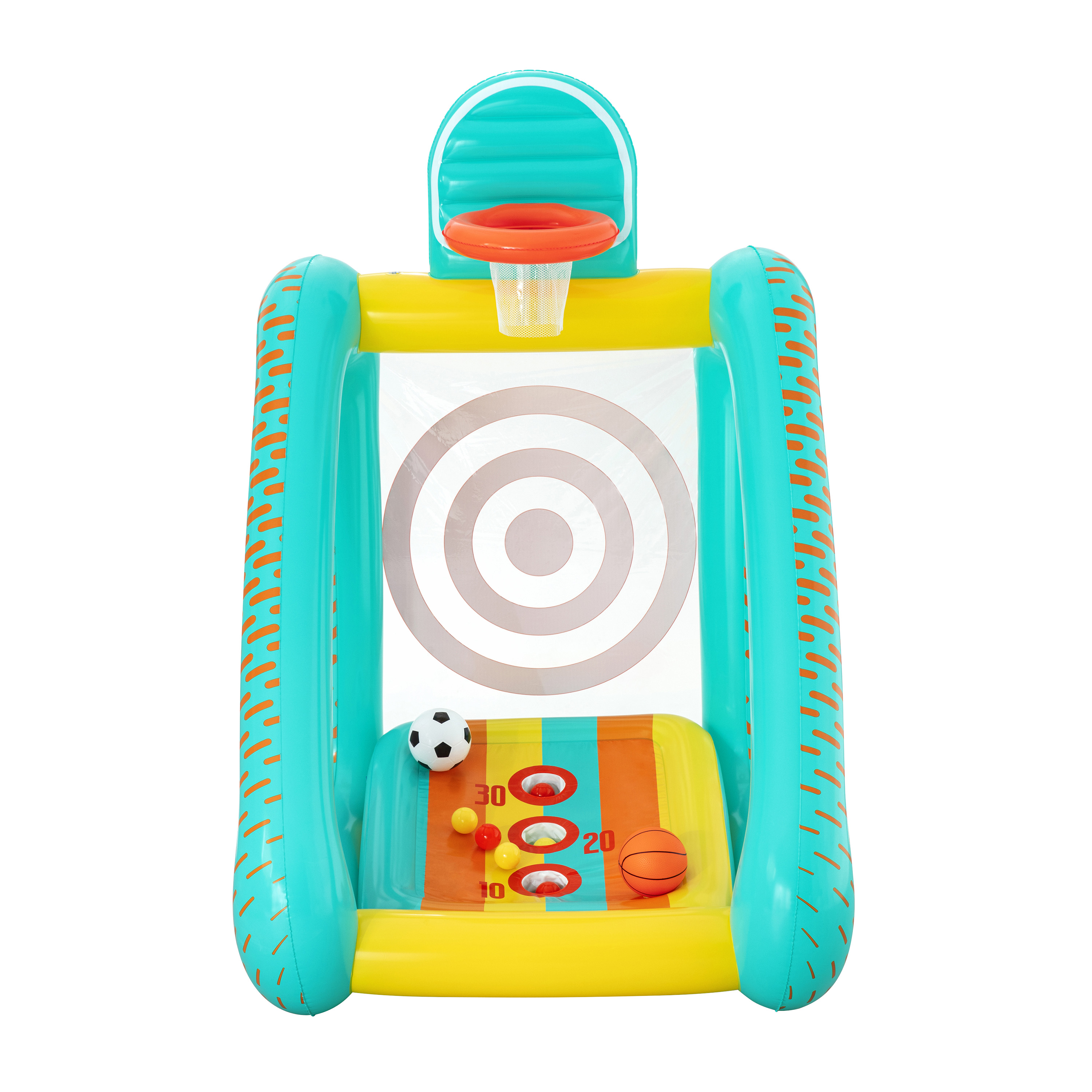 3 in 1 Wurfspiel Volltreffer 127 x 109 x 178 cm