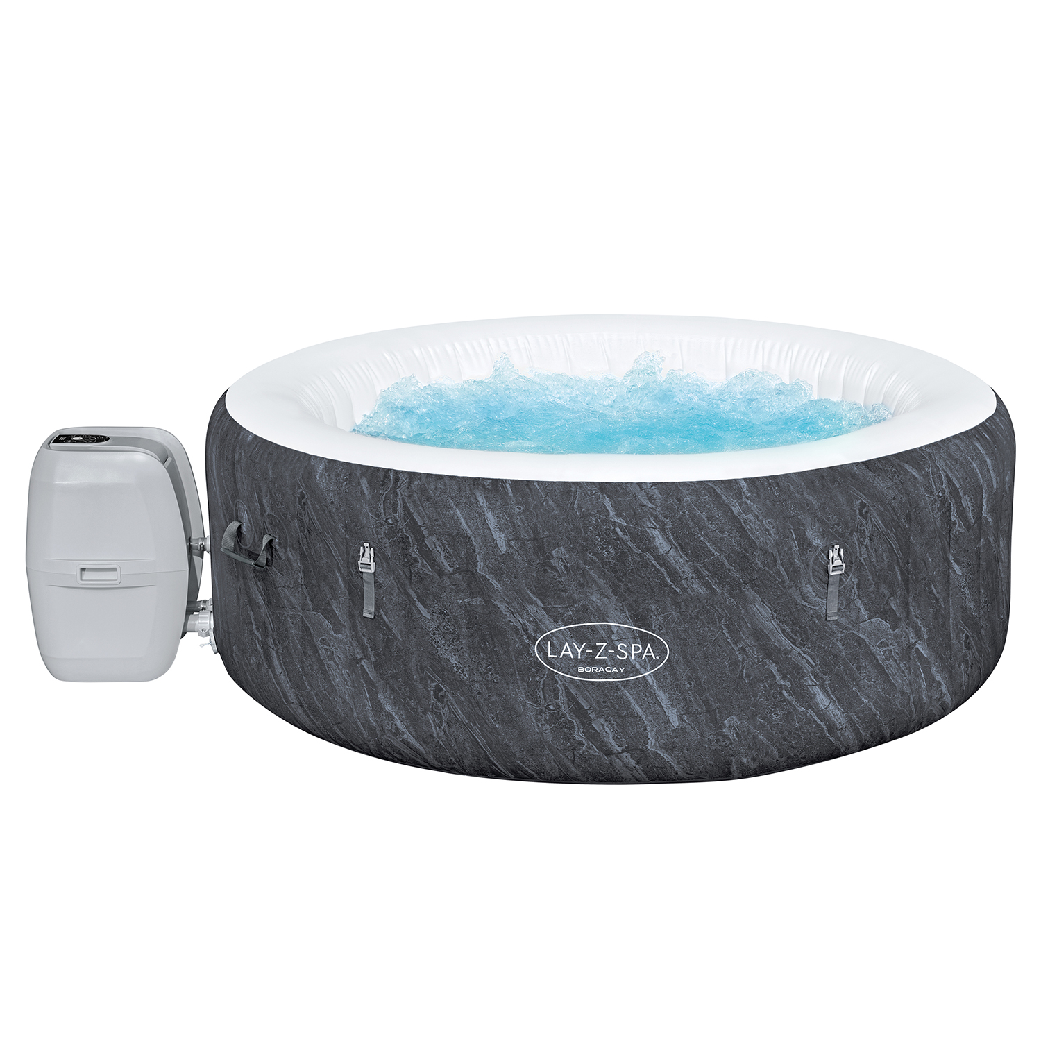 LAY-Z-SPA® WLAN-Whirlpool Boracay AirJet™ Ø 180 x 66 cm, rund
