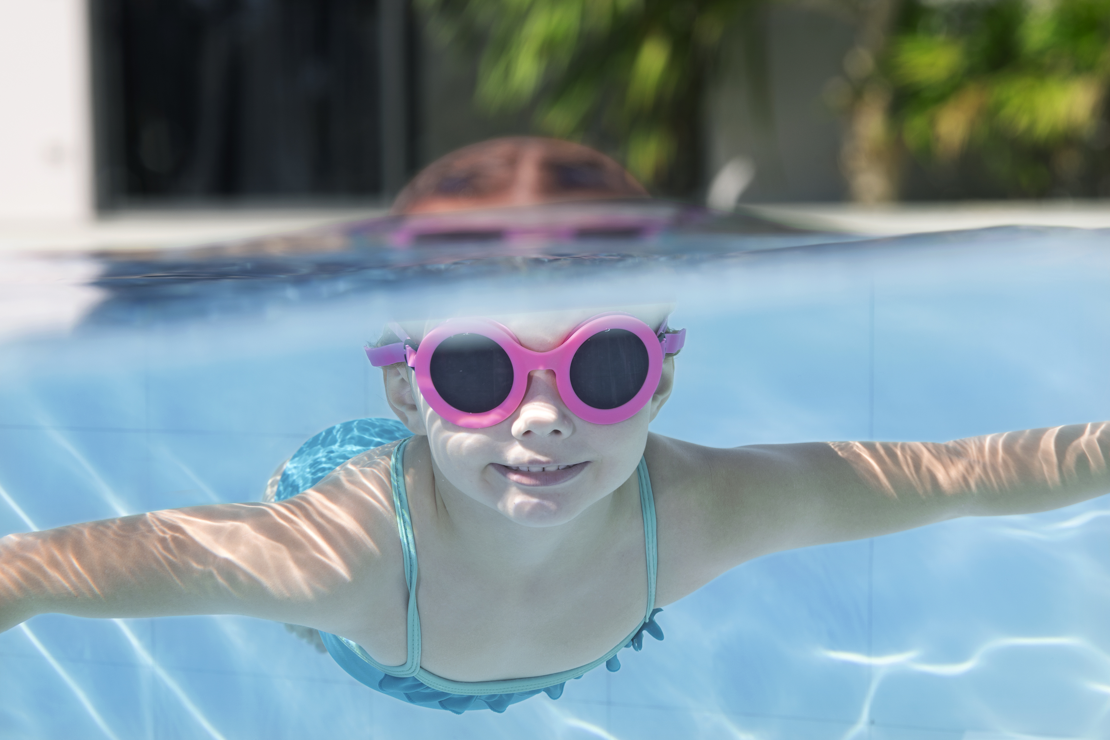 Schwimmbrille Aquashades™ ab 3 Jahren, Pink