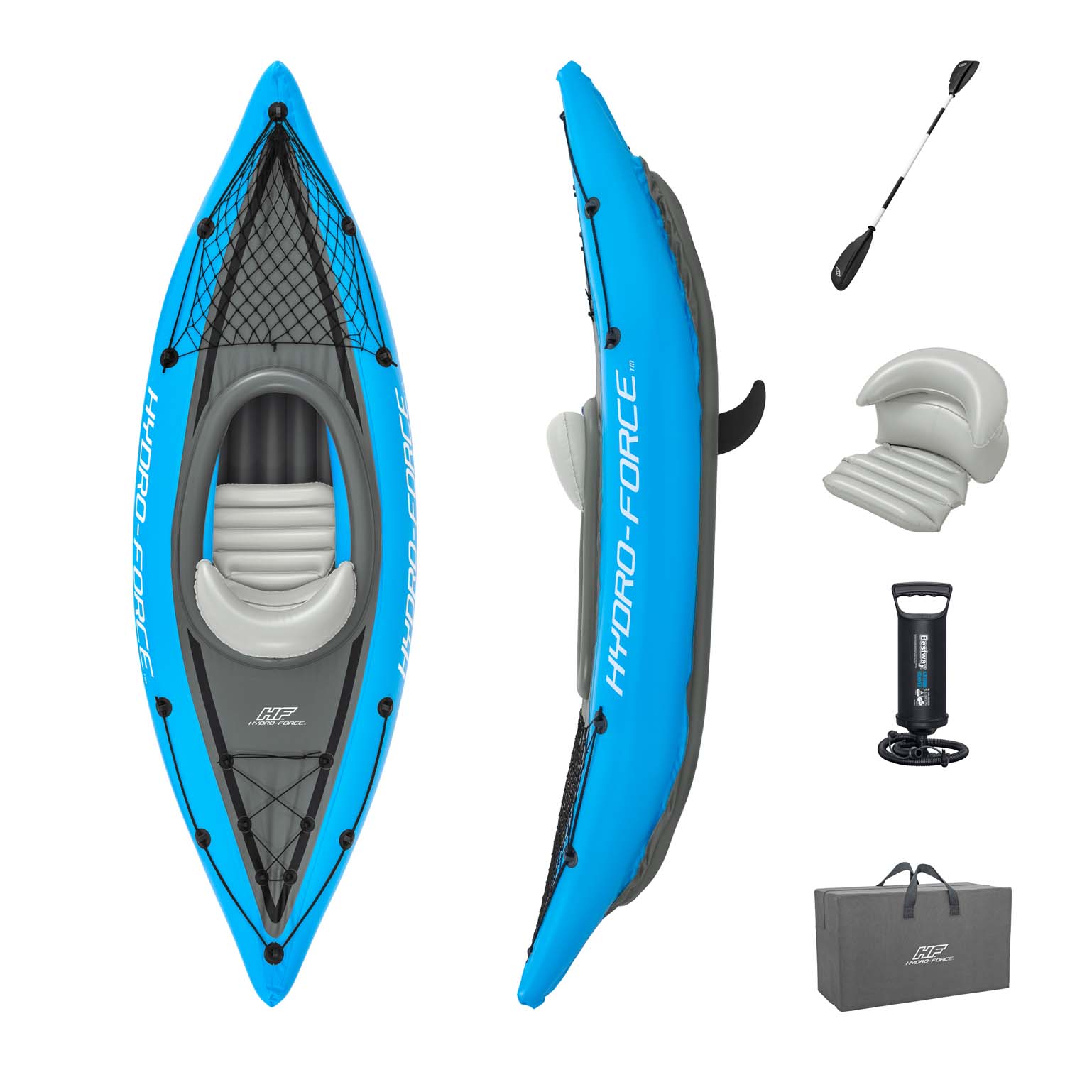 Hydro-Force™ Kajak-Set Cove Champion™ X1 275 x 81 x 45 cm