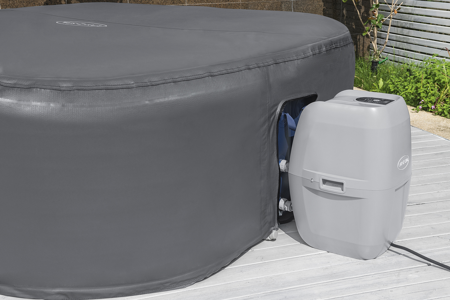 LAY-Z-SPA® Xtras  EnergySense™ Plus Thermo-Komplettabdeckung 180 x 180 x 71 cm, eckig