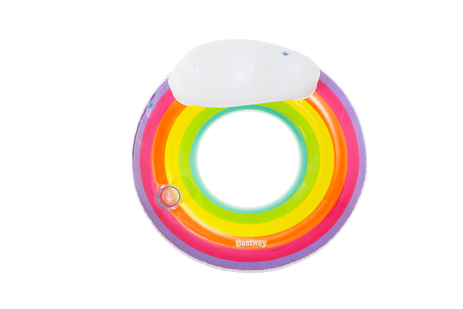 Rainbow Dreams™ Schwimmring mit Kopfstütze Ø 107 cm