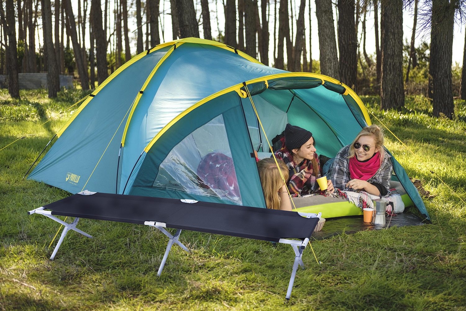 Camping Feldbett Fold 'N Rest 190 x 64 x 42 cm