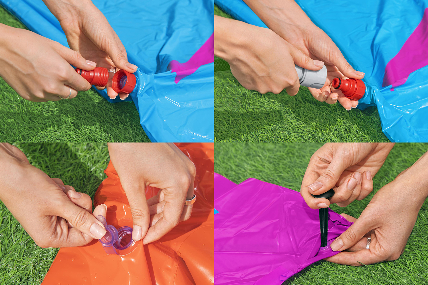 H2OGO!® 2-Personen -Wasserrutsche Lama 487 x 138 cm H2OGO!® 2-Personen -Wasserrutsche Lama 487 x 138 cm