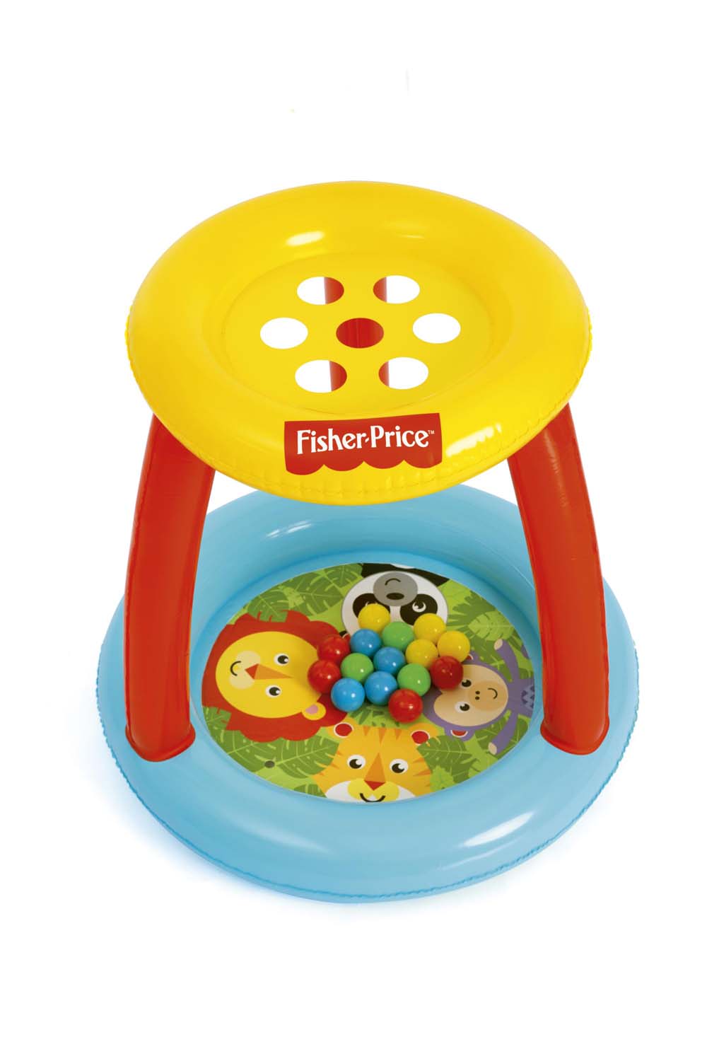 Fisher-Price® 35" x 35" x 33"/"/89cm x 89cm x 84cm Animal Friends Ball Pit