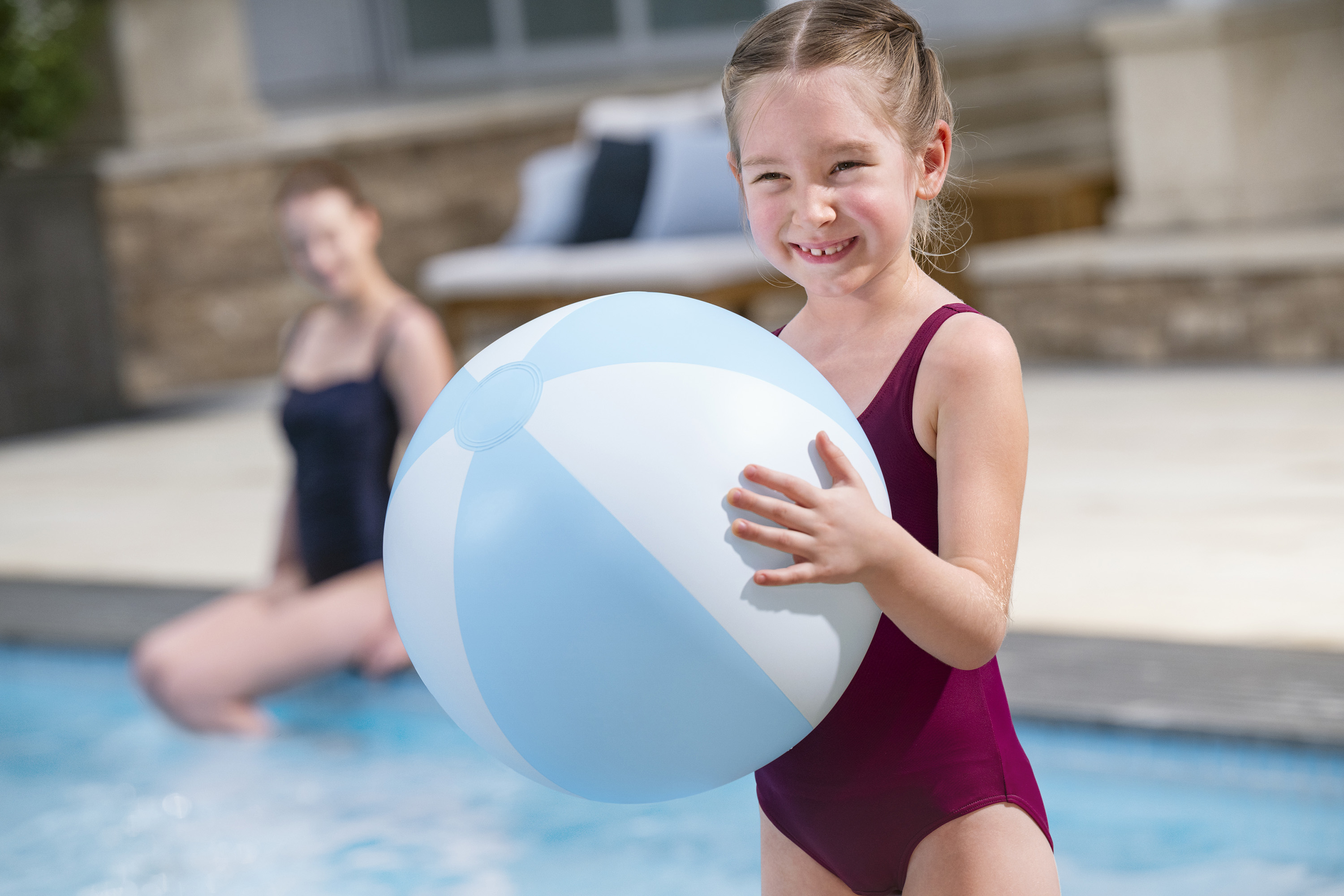 Wasserball Retro Ø 34 cm, sortiert