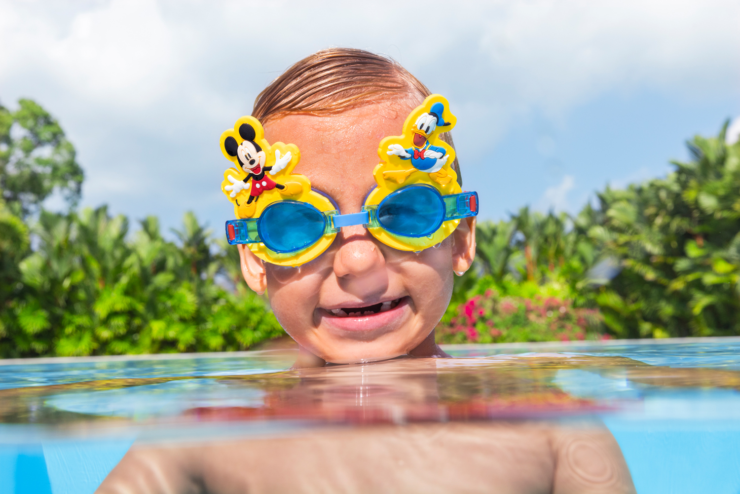 Disney® Schwimmbrille Mickey Maus & Donald Duck ab 3 Jahren