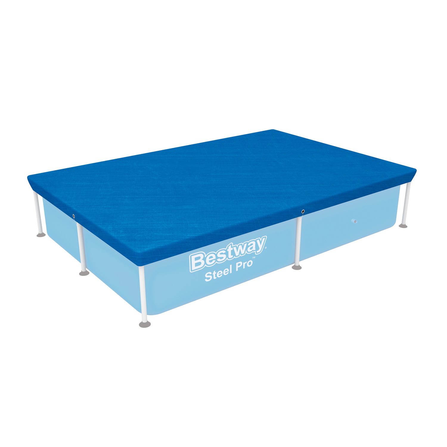 PE-Abdeckplane 224 x 154 cm, blau, eckig