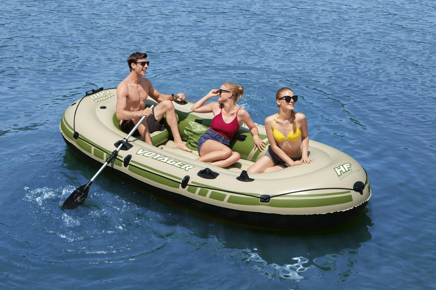 Hydro-Force™ Schlauchboot-Set für 3 Personen Voyager 500 348 x 141 x 48 cm
