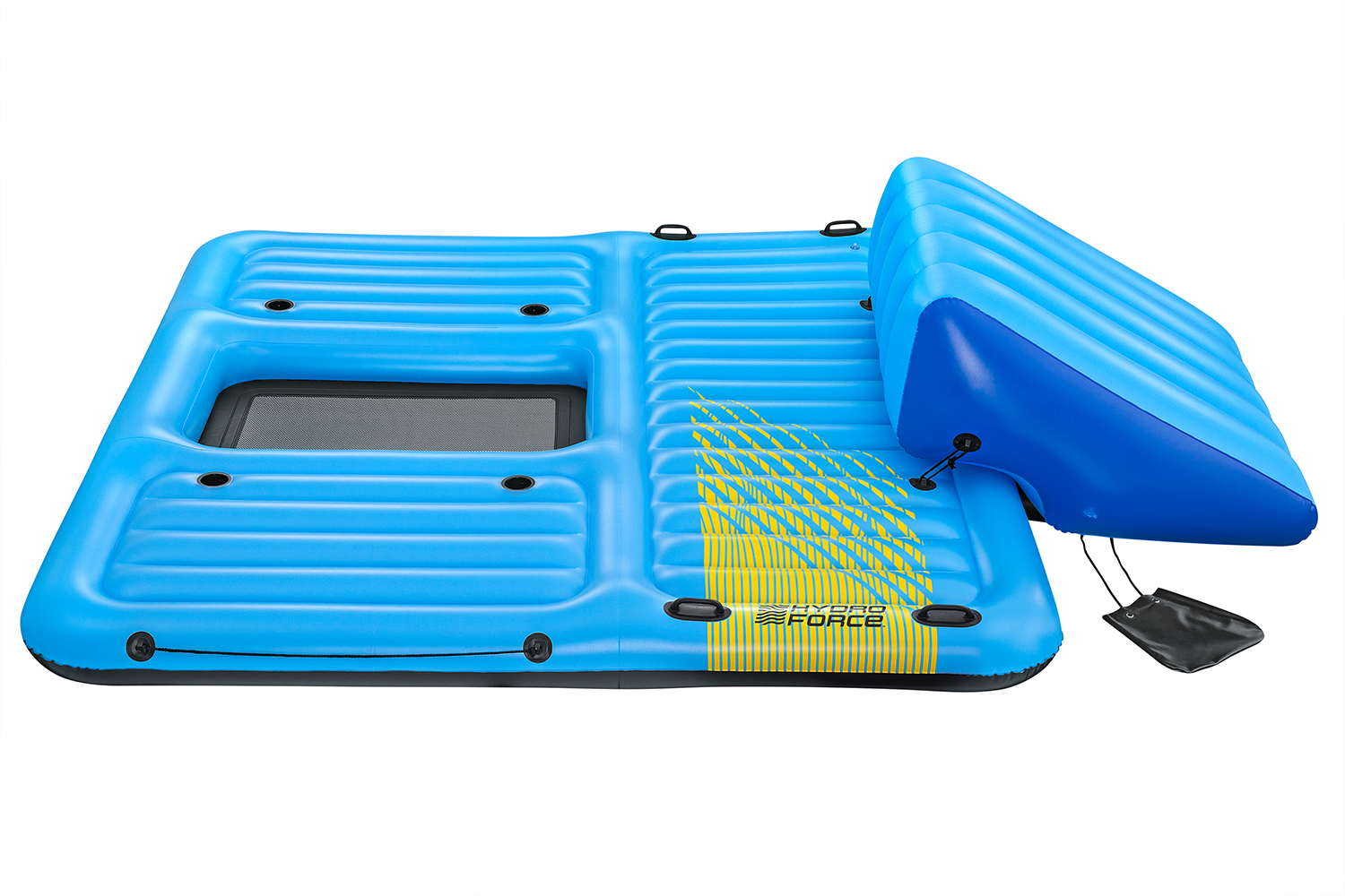 Badeinsel Summer Slide™ mit Wasserrutsche 376 x 311 cm