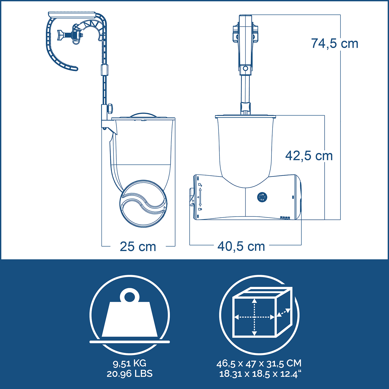 Flowclear™ 1050gal Skimatic Filter Pump