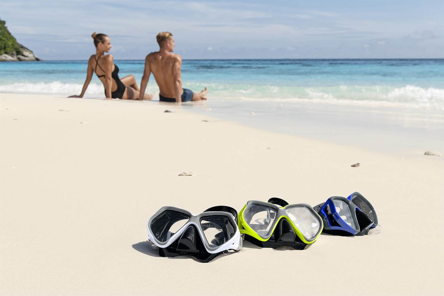 Dominator Pro™ Tauchmaske ab 14 Jahren, sortiert
