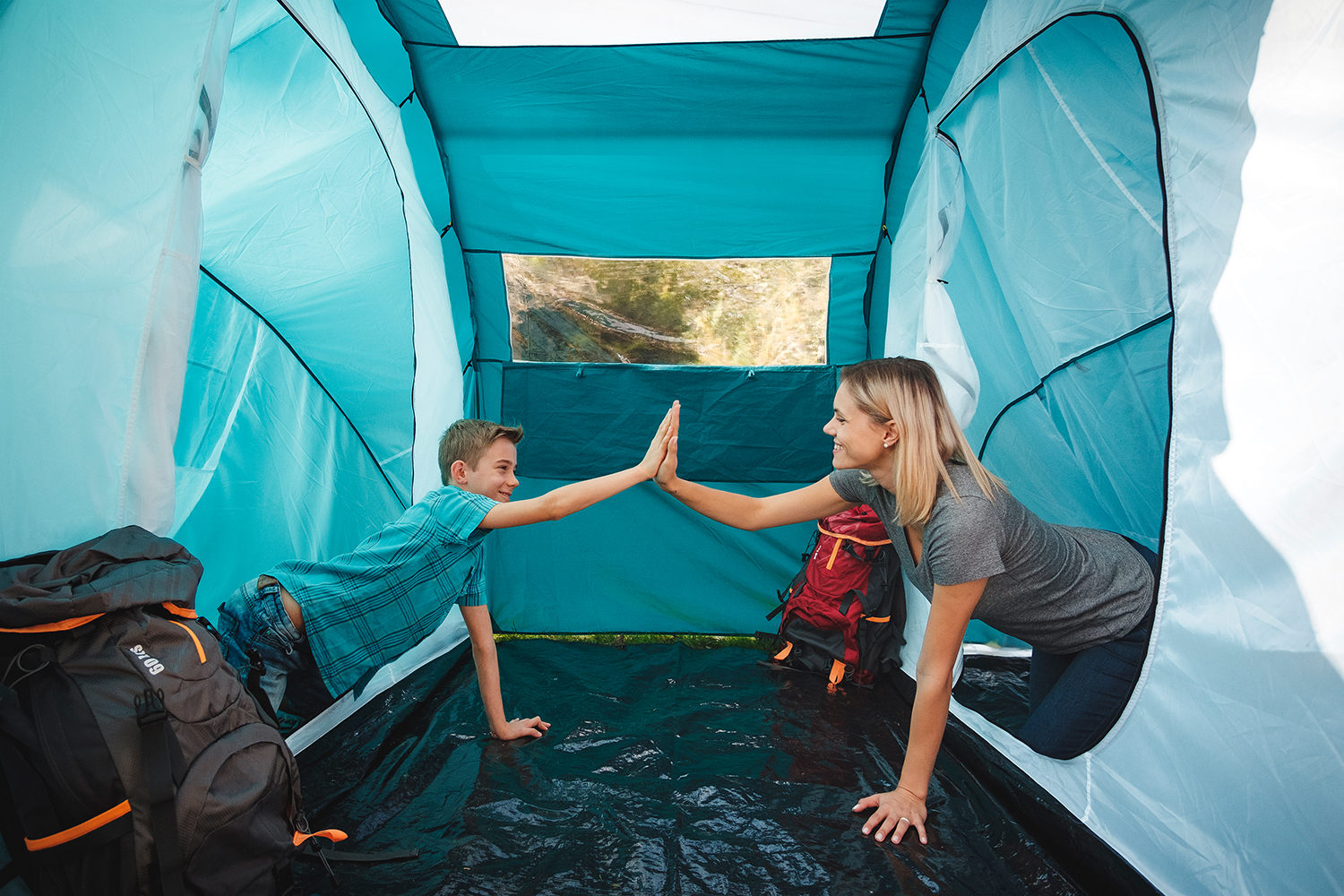4 Personen Wurfzelt Cool Mount 4 240 x 210 x 100 cm
