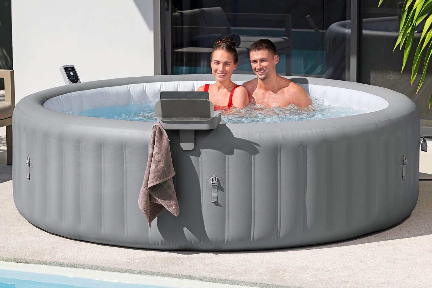 Xtras LAY-Z-SPA® 4-in-1-Ablagetablett 32,2 x 30,2 x 18,15 cm