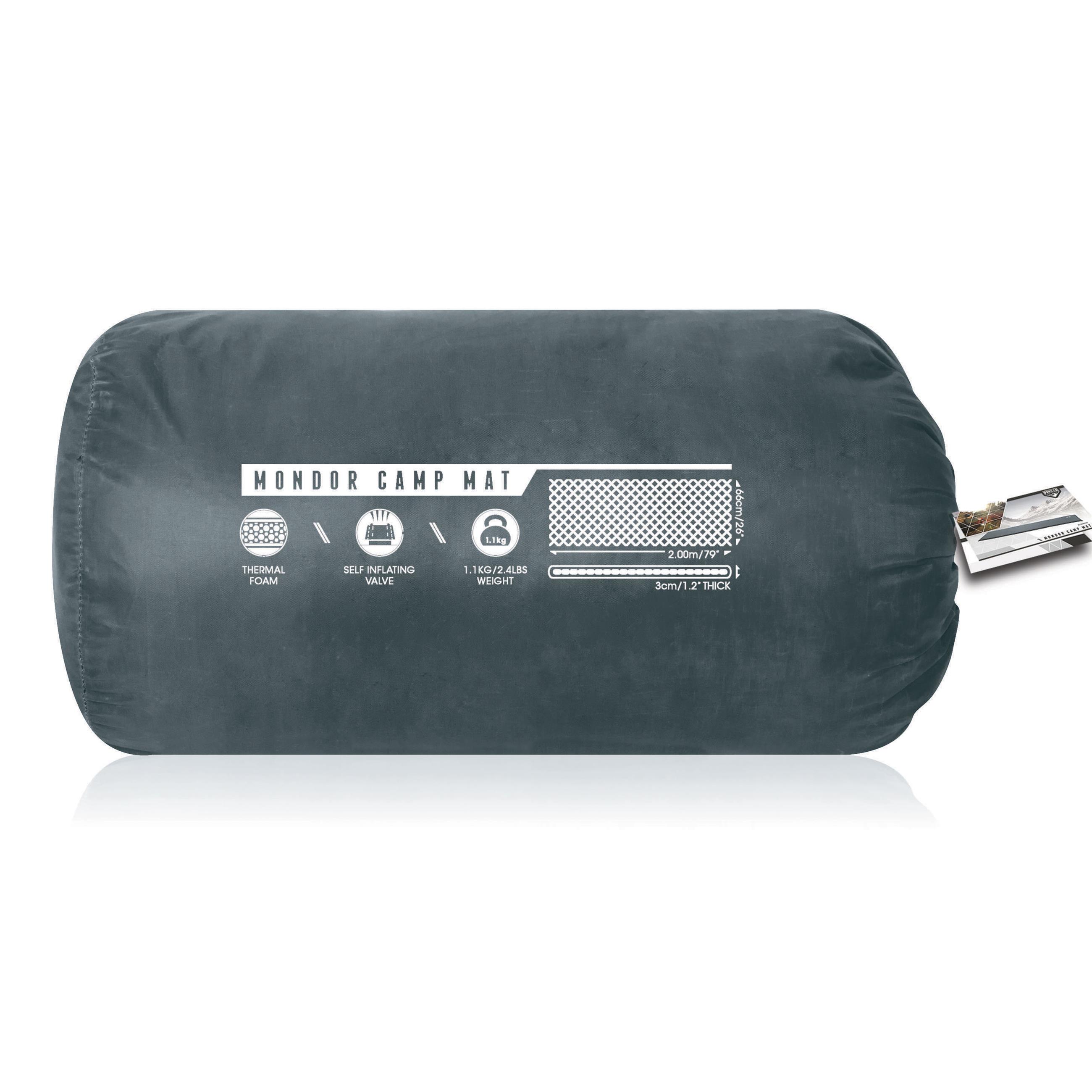 Pavillo™ Selbstaufblasende Isomatte "Mondor" für 1 Person 200 x 66 x 3 cm