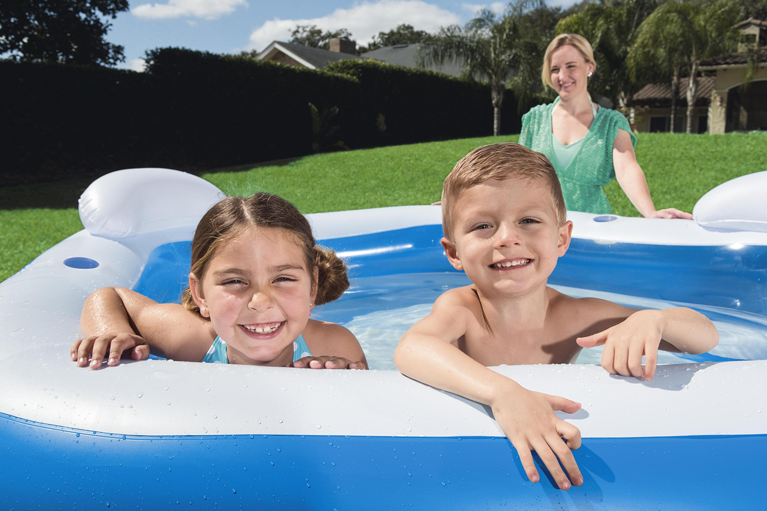 Family Fun Pool 213 x 206 x 69 cm, eckig