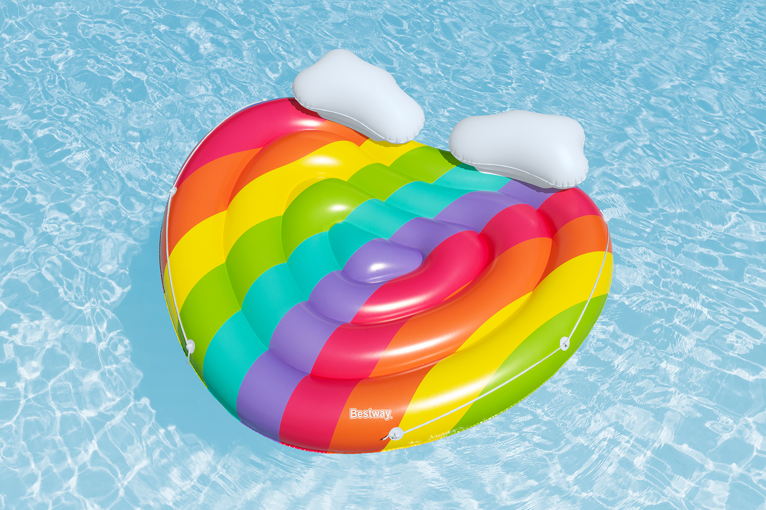 Schwimminsel Rainbow Dreams 175 x 163 cm