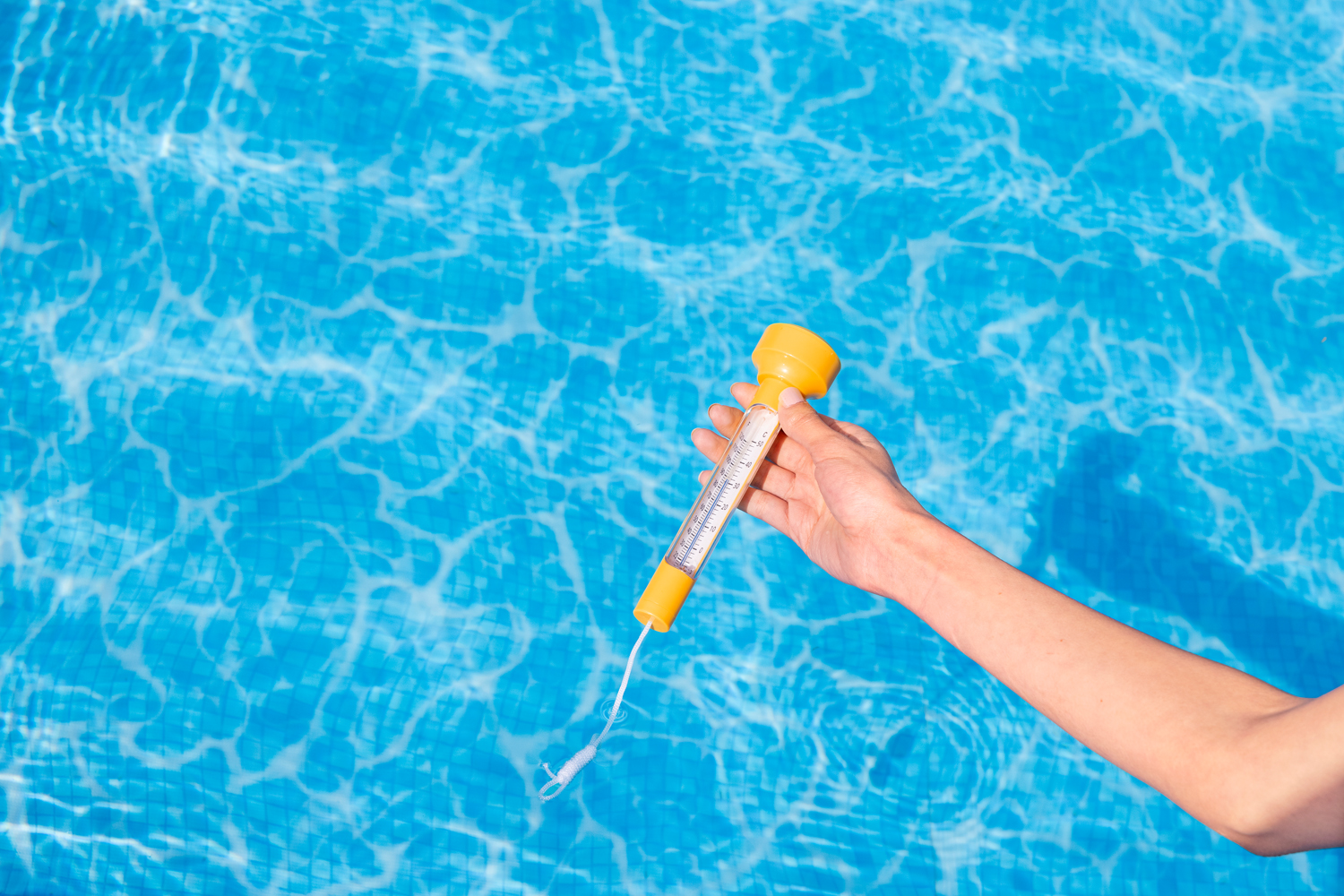Schwimmendes Poolthermometer, sortiert