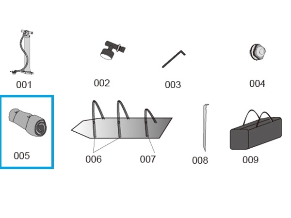 Bestway® Spare Part Outer tent for Pavillo™ Airframe™ Tent Sierra Ridge Air Pro X4 485x270x200 cm