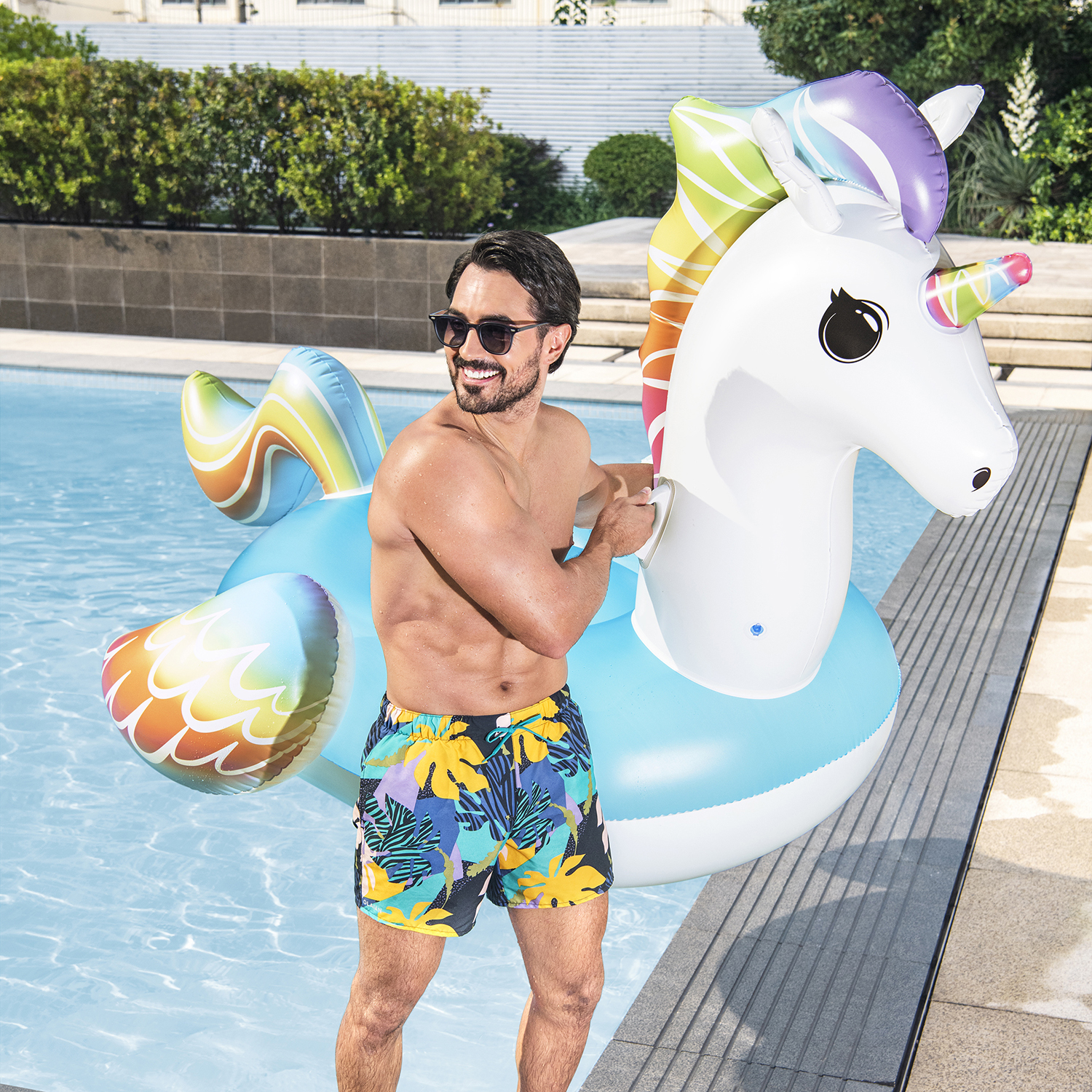 Schwimmtier Einhorn 224 x 164 cm