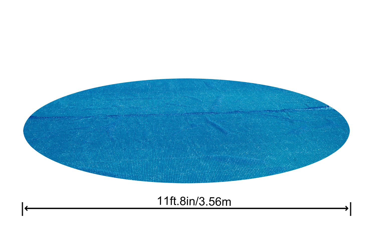 PE-Solarabdeckplane Ø 356 cm, blau, rund