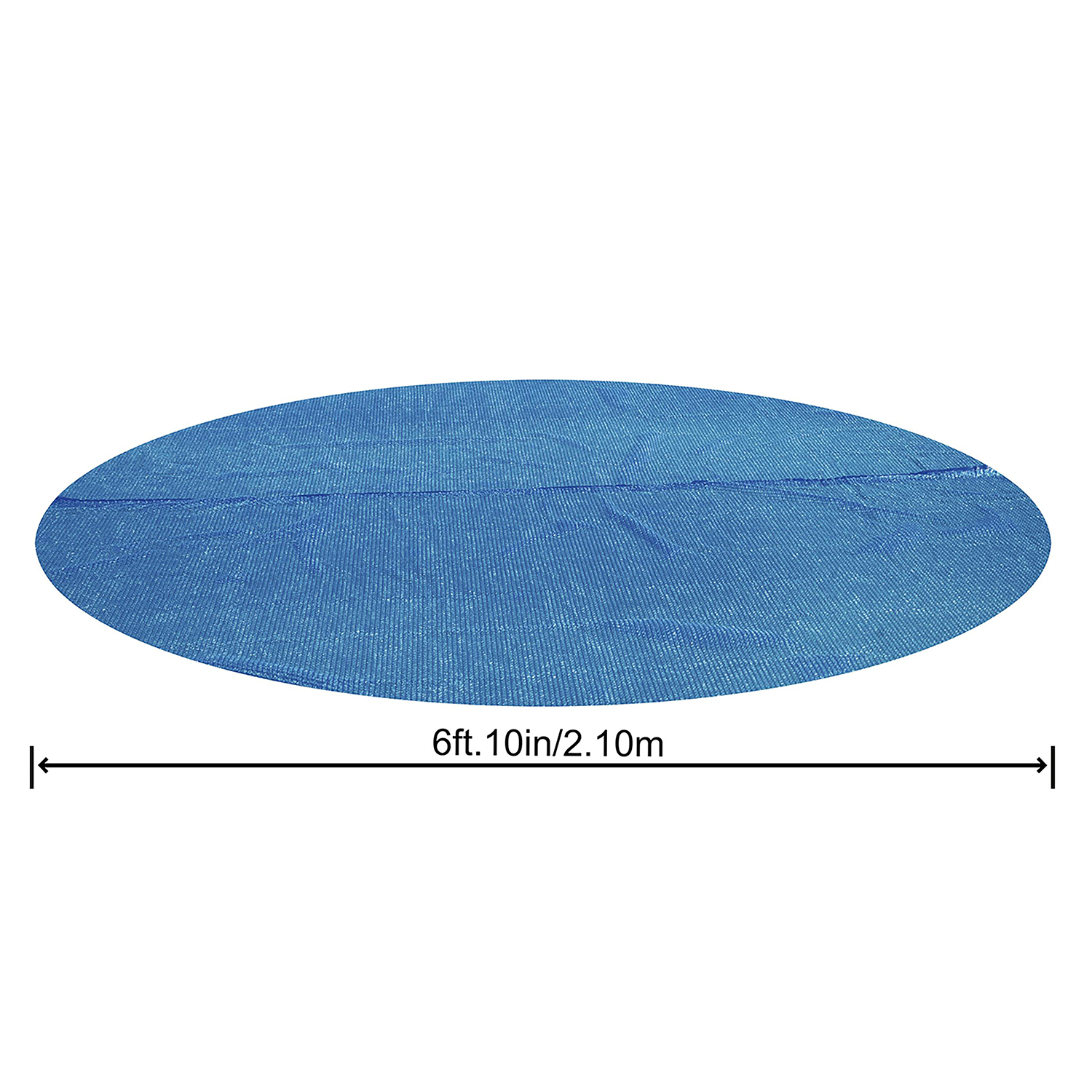 Flowclear™ PE Solarabdeckplane Ø 210 cm, blau, rund