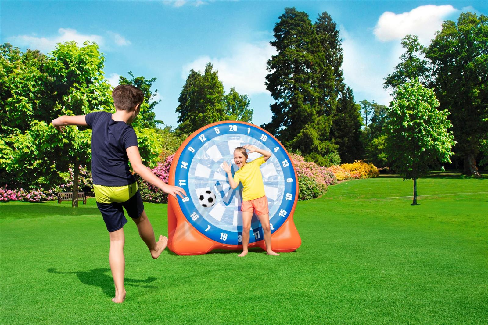 Fußball-Dartscheibe Air Blast Soccer™ 157 x 107 x 157cm