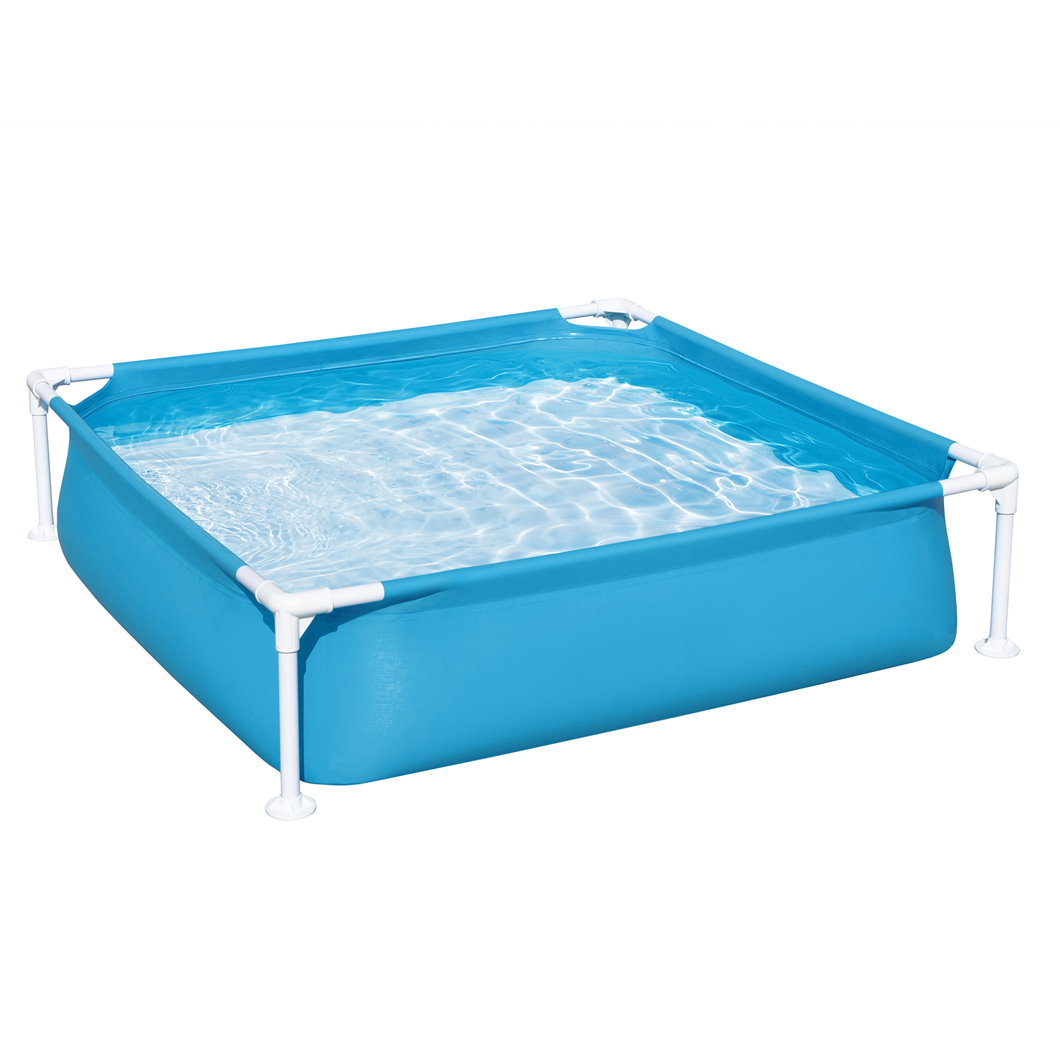 My First Frame Pool 122 x 122 x 30,5 cm, blau , eckig My First Frame Pool 122 x 122 x 30,5 cm, blau , eckig