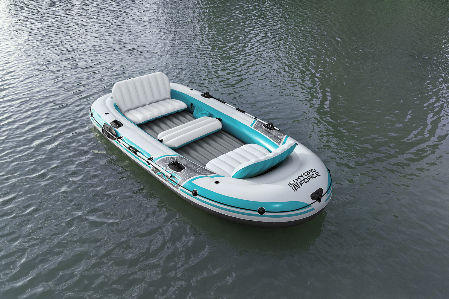 Hydro-Force™ Schlauchboot Komplett-Set Adventure Elite™ X5 364 x 166 x 45 cm