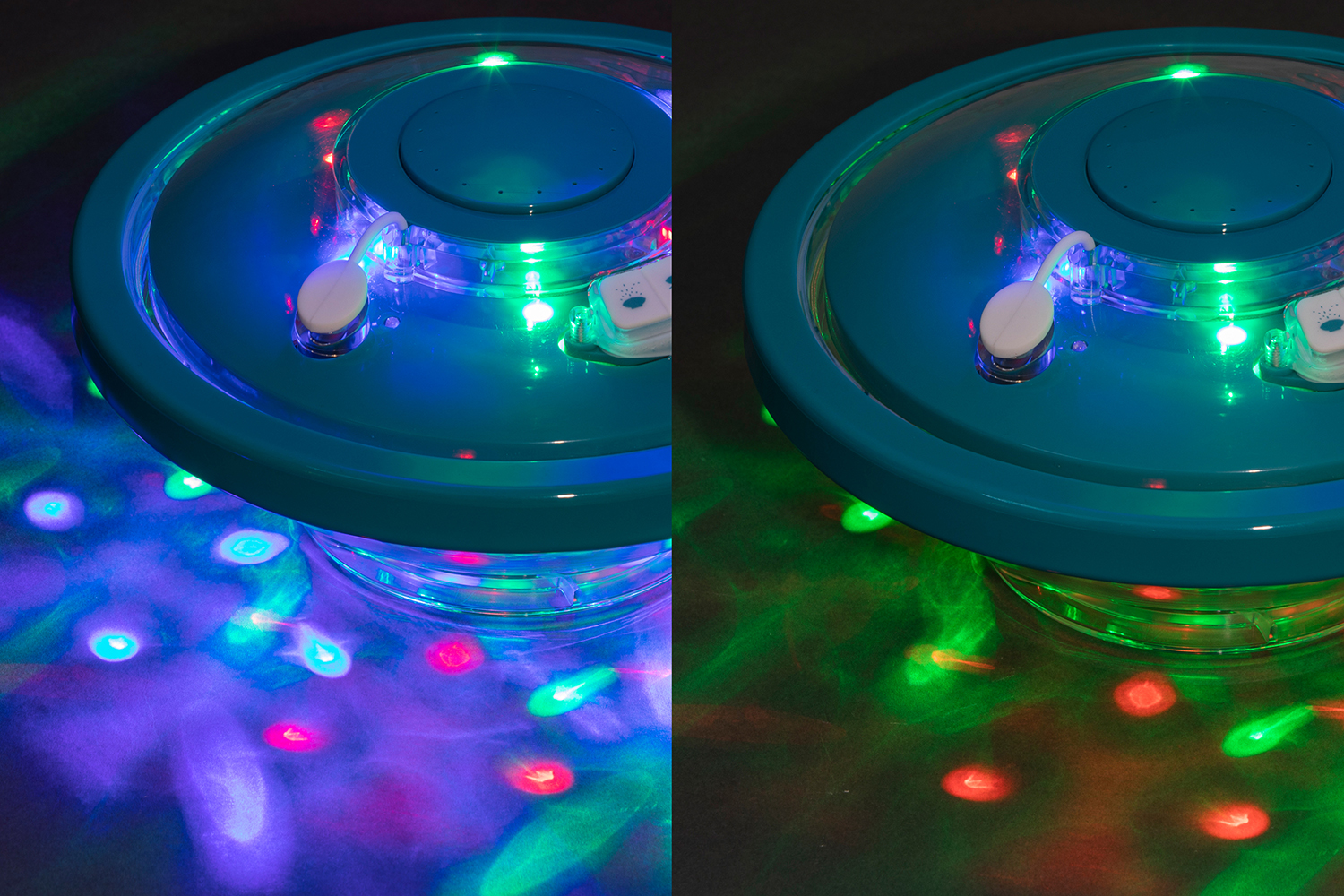 akkubetriebene LED-Wasserfontäne Ø 18,9 x 9,3 cm