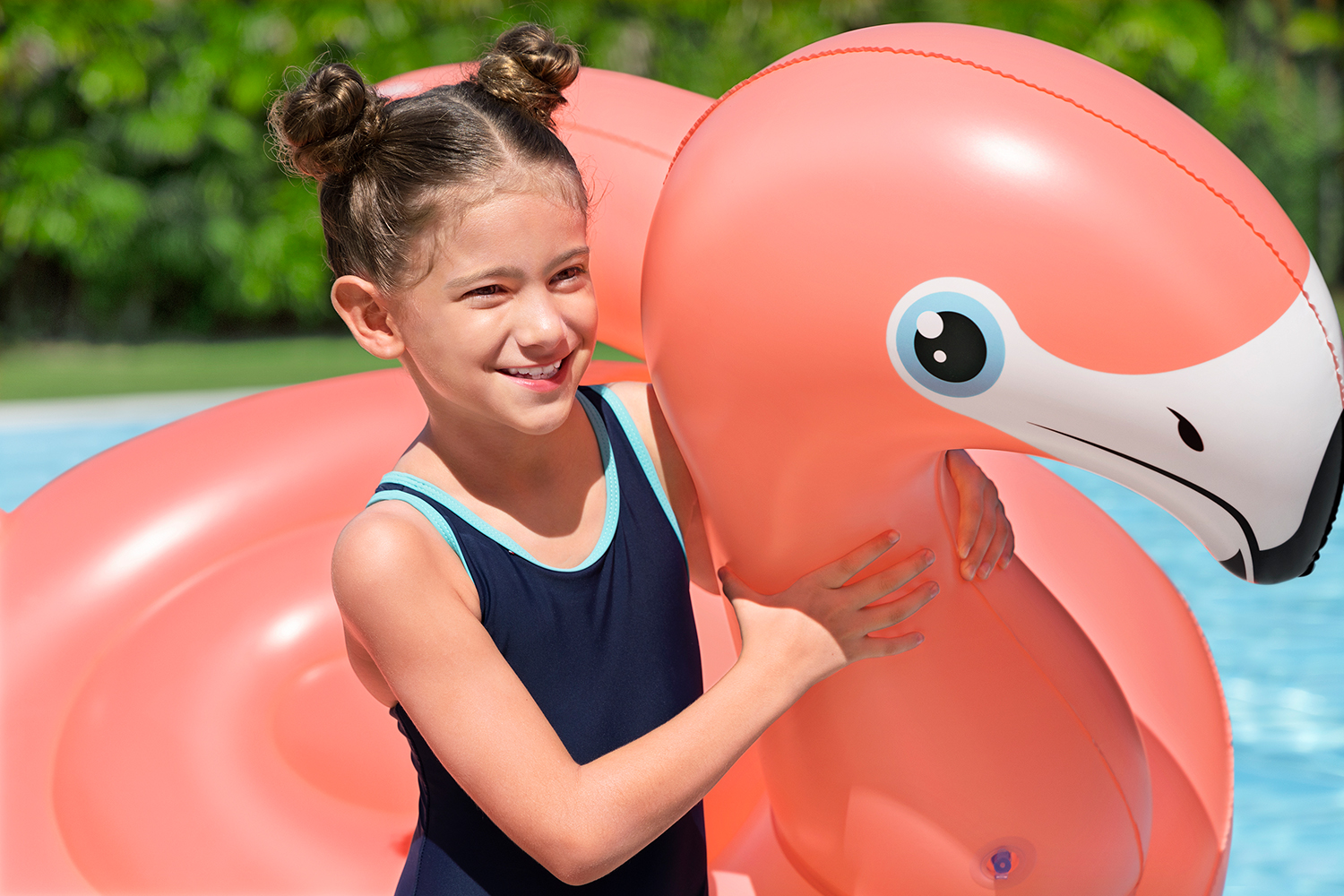 Schwimmtier Flamingo 128 x 110 x 87 cm