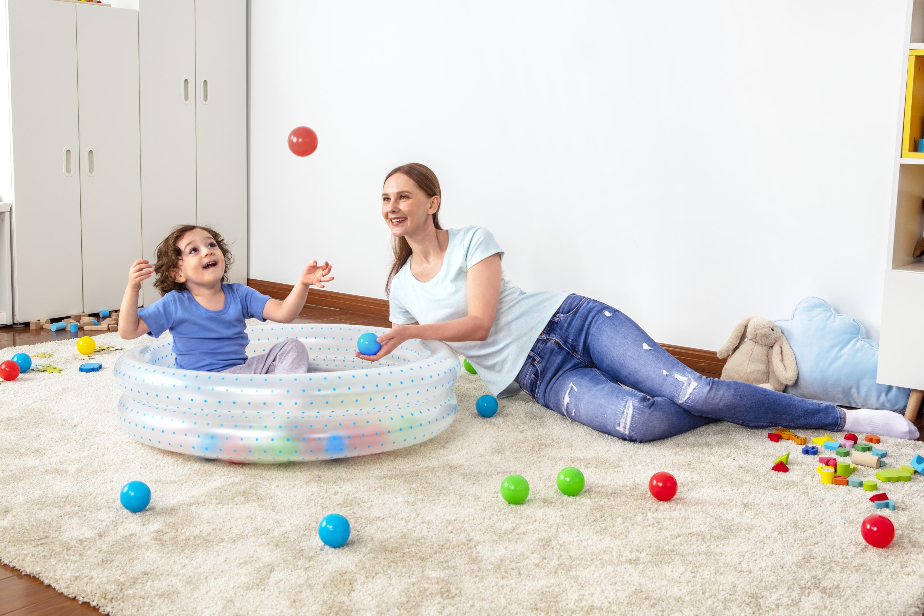 Up, In & Over™ ?36" x H8"/?91cm x H20cm 2-Ring Ball Pit Play Pool