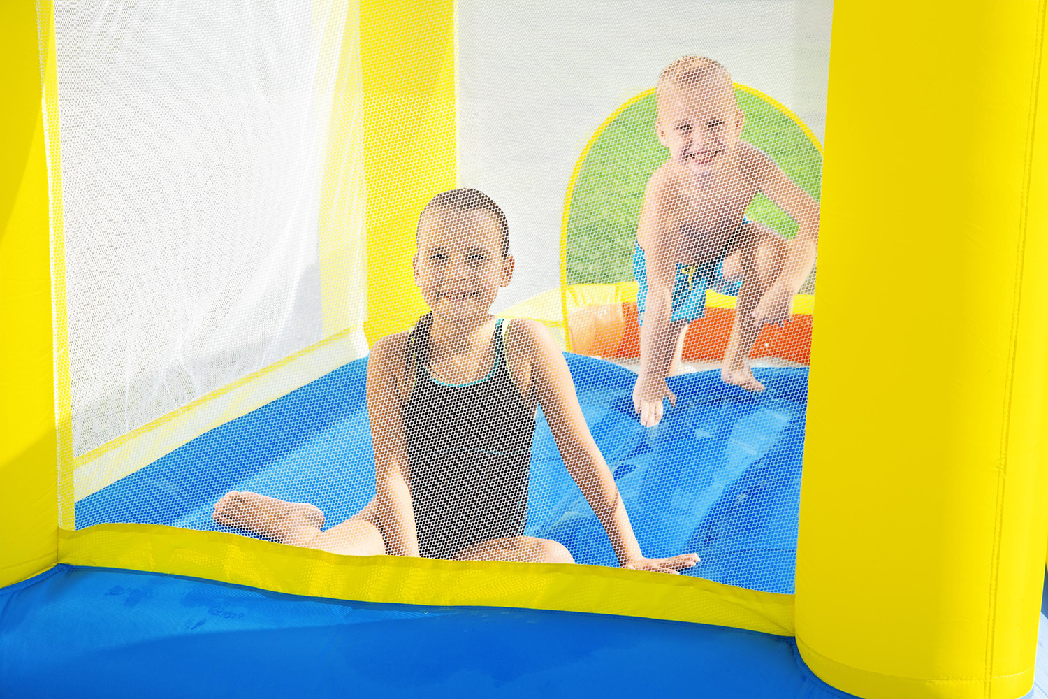 H2OGO!® Mega Wasserpark mit Dauergebläse Beach Bounce 365 x 340 x 152 cm