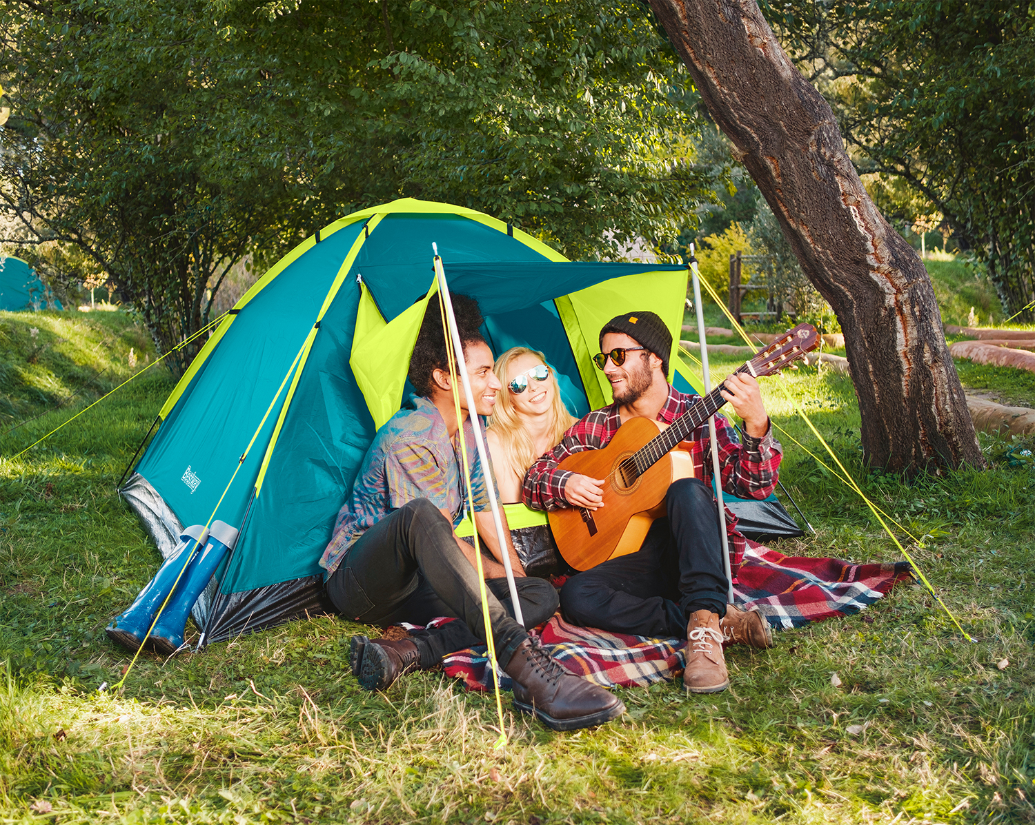3-Personen Zelt Cool Ground 3 210 x 210 x 120 cm
